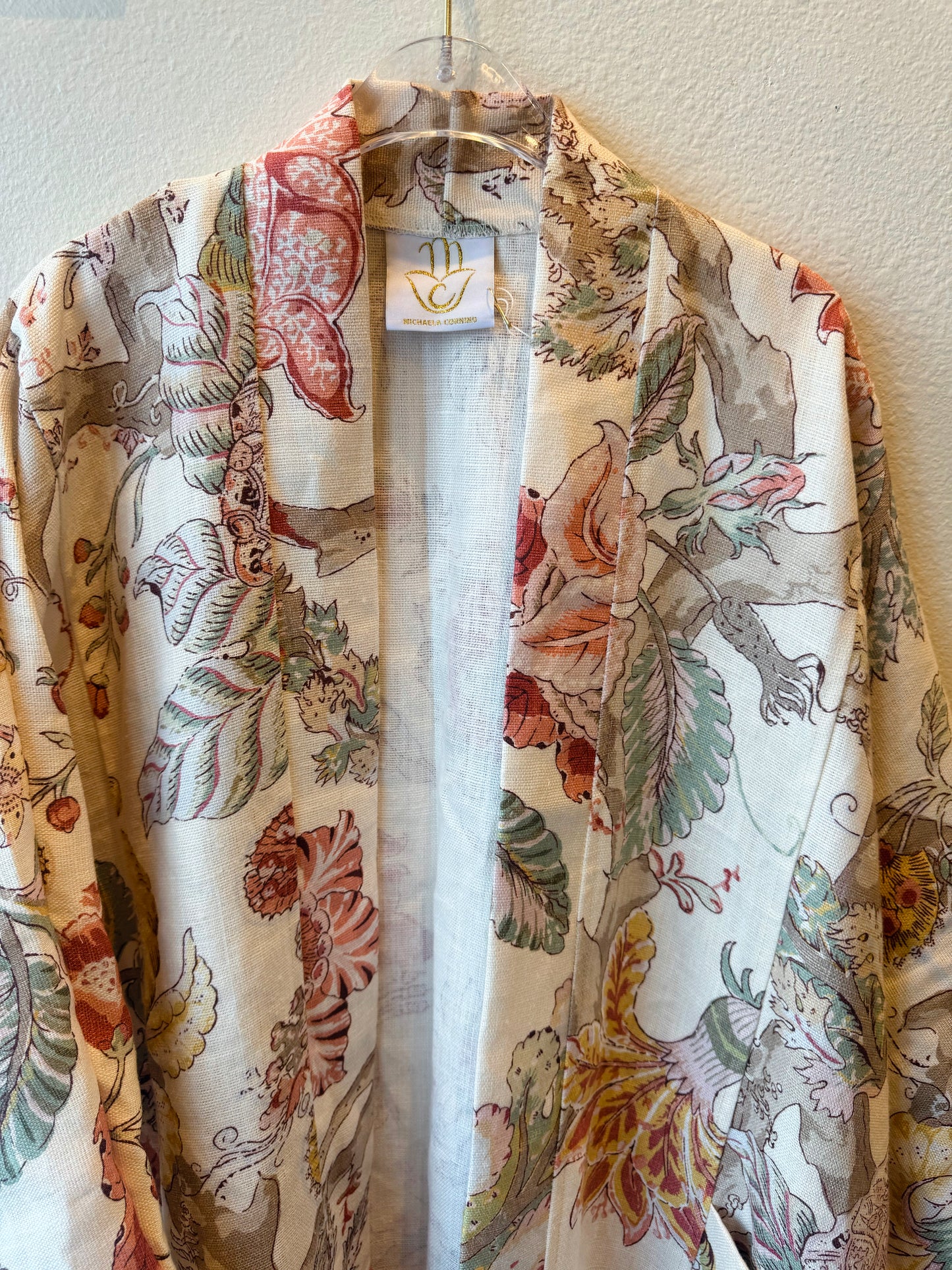 Pocket Anorak Abaya - Autumn Botanica Tapestry
