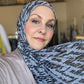 Burnout Tissue Jersey Hijab: Purposeful