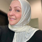 Jersey Hijab: Cream