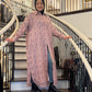 Chic Beaded Shirtdress
