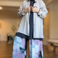Jersey Palazzo Pant: Twilight Mist