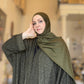 Performance Jersey Hijab: Dark Moss
