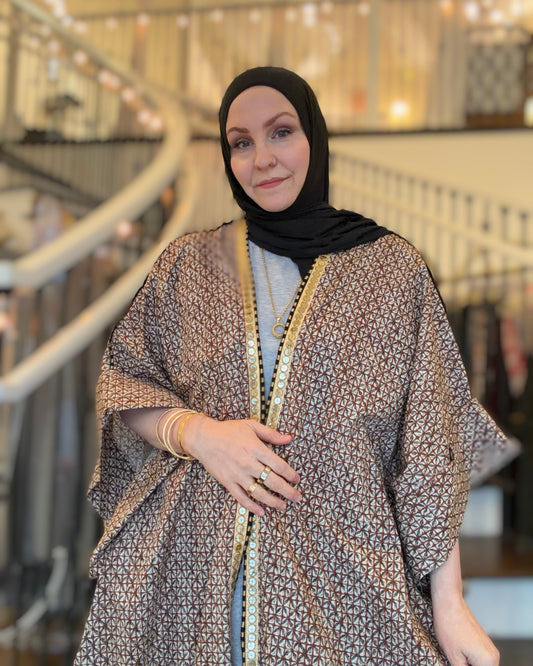 Cultural Fusion Bisht - Spice Star Mosaic