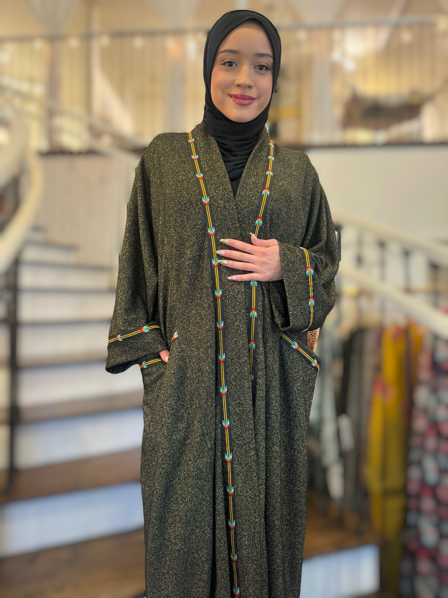 Guadalupe Sweater Knit Abaya – Flechazo