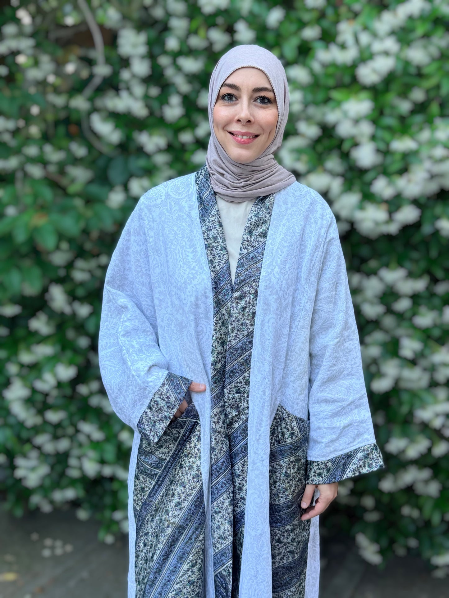 Pocket Anorak Abaya — Linen & Indigo