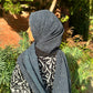 Crinkle Chiffon Hijab: Midnight Funfeti Sprinkles