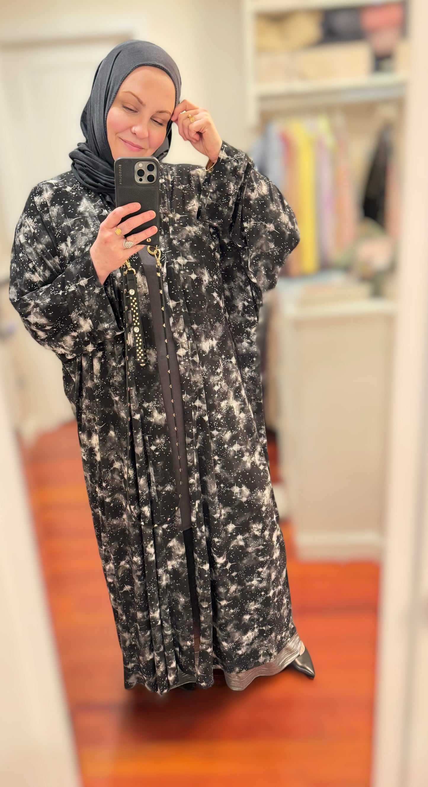 Nour Oversized Abaya - Galaxy