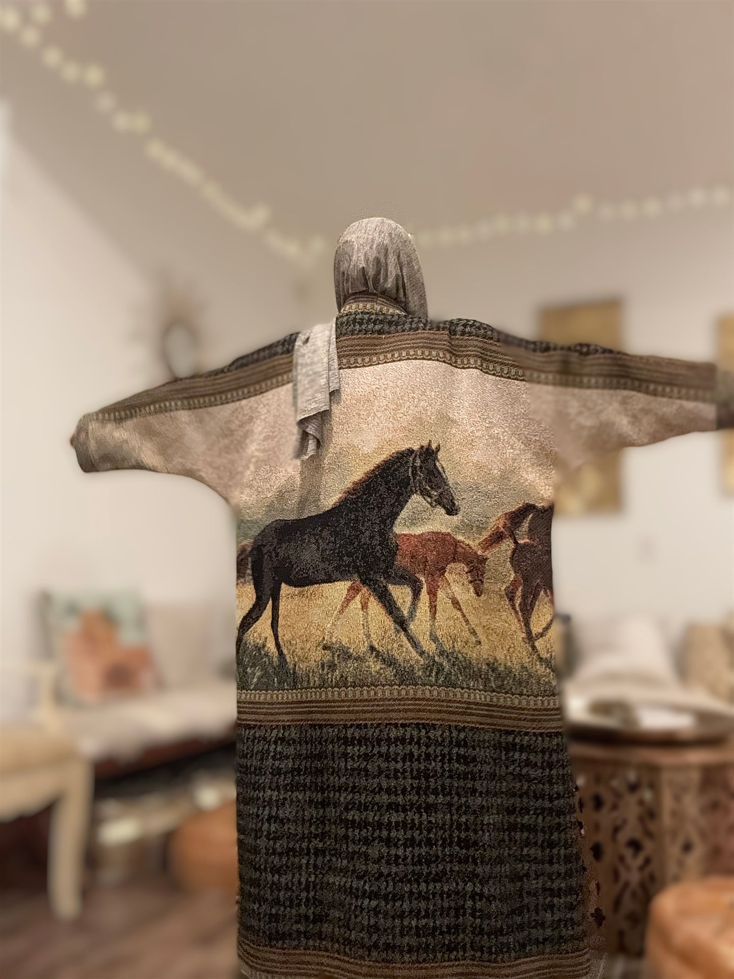 Up-cycled Pocket Anorak Abaya - Arabian Equestrian