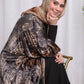 Iridescent Chiffon Hijab: Golden
