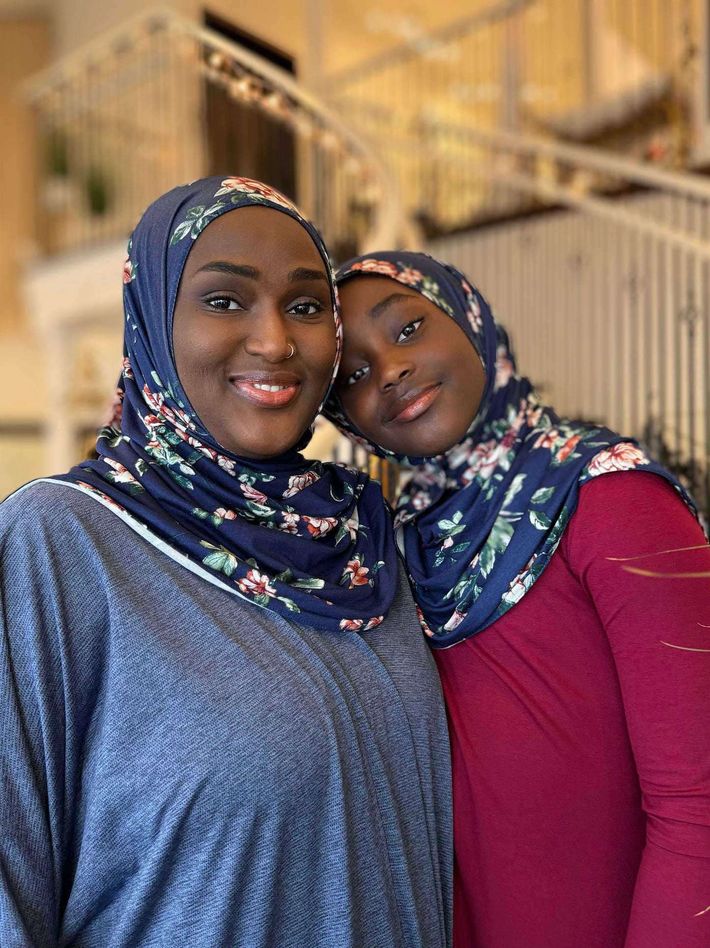 Printed Jersey Hijab: Isabella