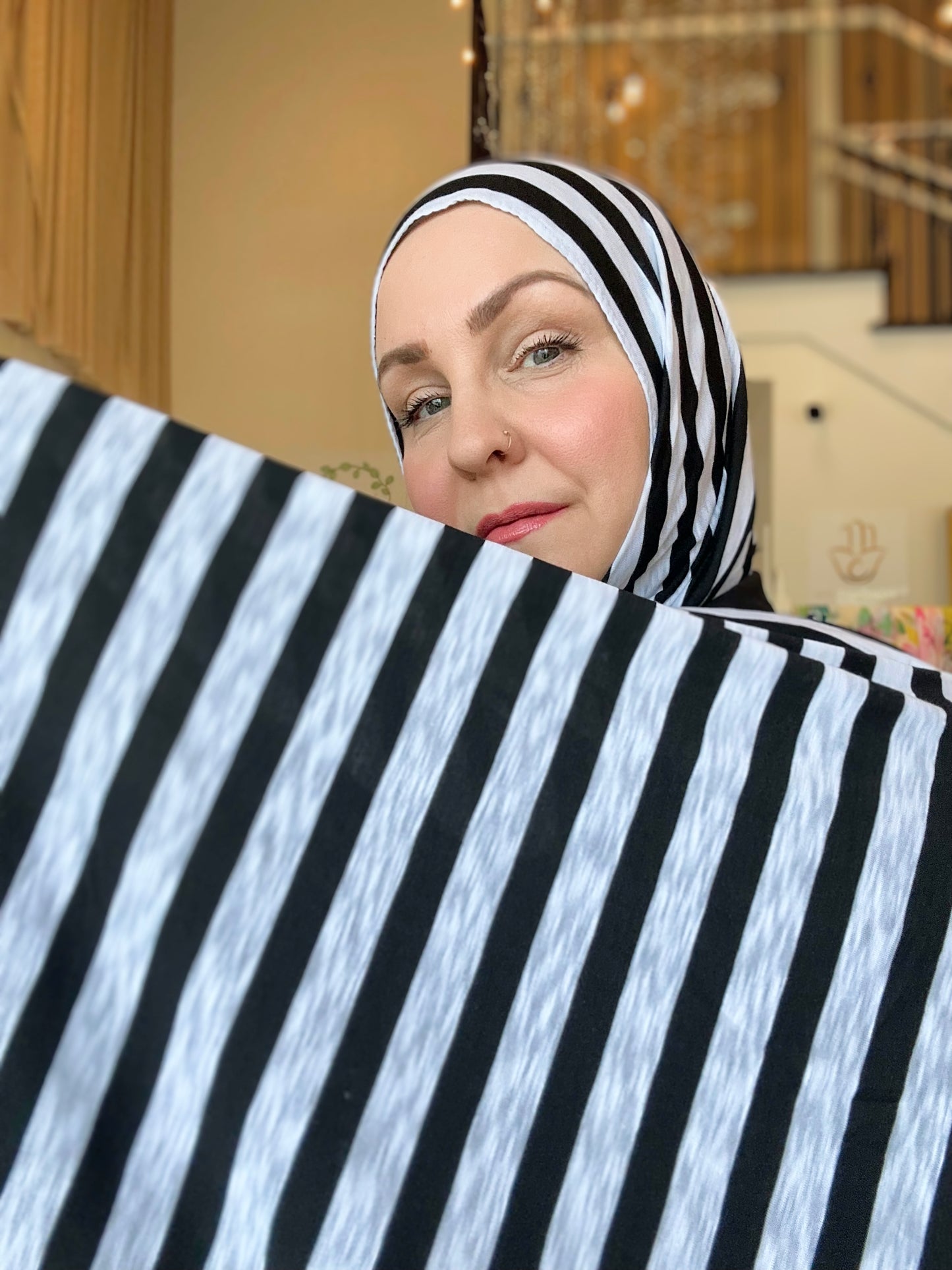 Woven Jersey Hijab: Belle Epoque