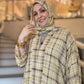Nour Oversized Abaya - Westminster Plaid
