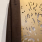 Iridescent Chiffon Hijab: Espresso