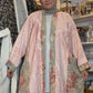 Upcycled Pocket Anorak Abaya — Grand Medallion & Roses