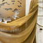 Iridescent Chiffon Hijab: Golden Moss