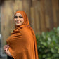 Performance Jersey Hijab: Cinnamon Spice