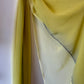 Crinkle Chiffon Hijab: Fade Lemon Yellow Grey