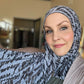Burnout Tissue Jersey Hijab: Purposeful