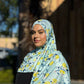 Printed Jersey Hijab: Sweet N' Sour Lemons