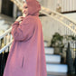 Laila Oversized Hooded Cardigan - Copper Rose