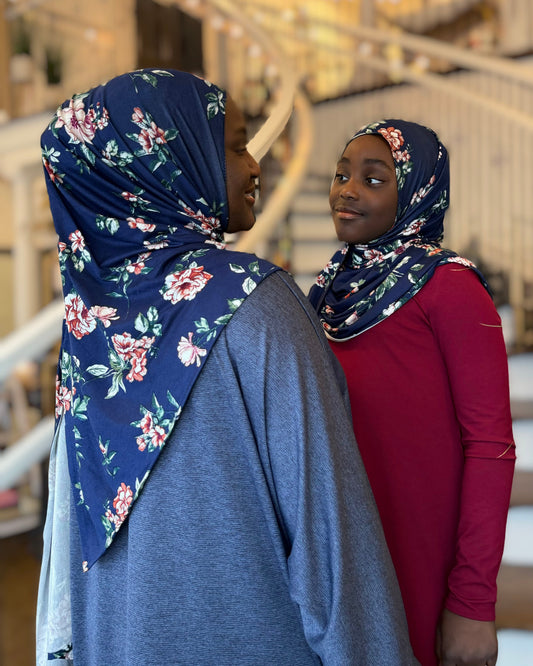 Printed Jersey Hijab: Isabella