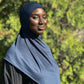 Performance Jersey Hijab: Navy Jagua