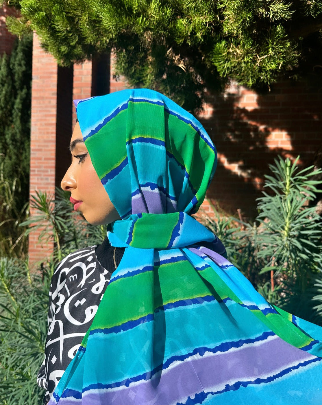 Chiffon Hijab: Summer Waterfall