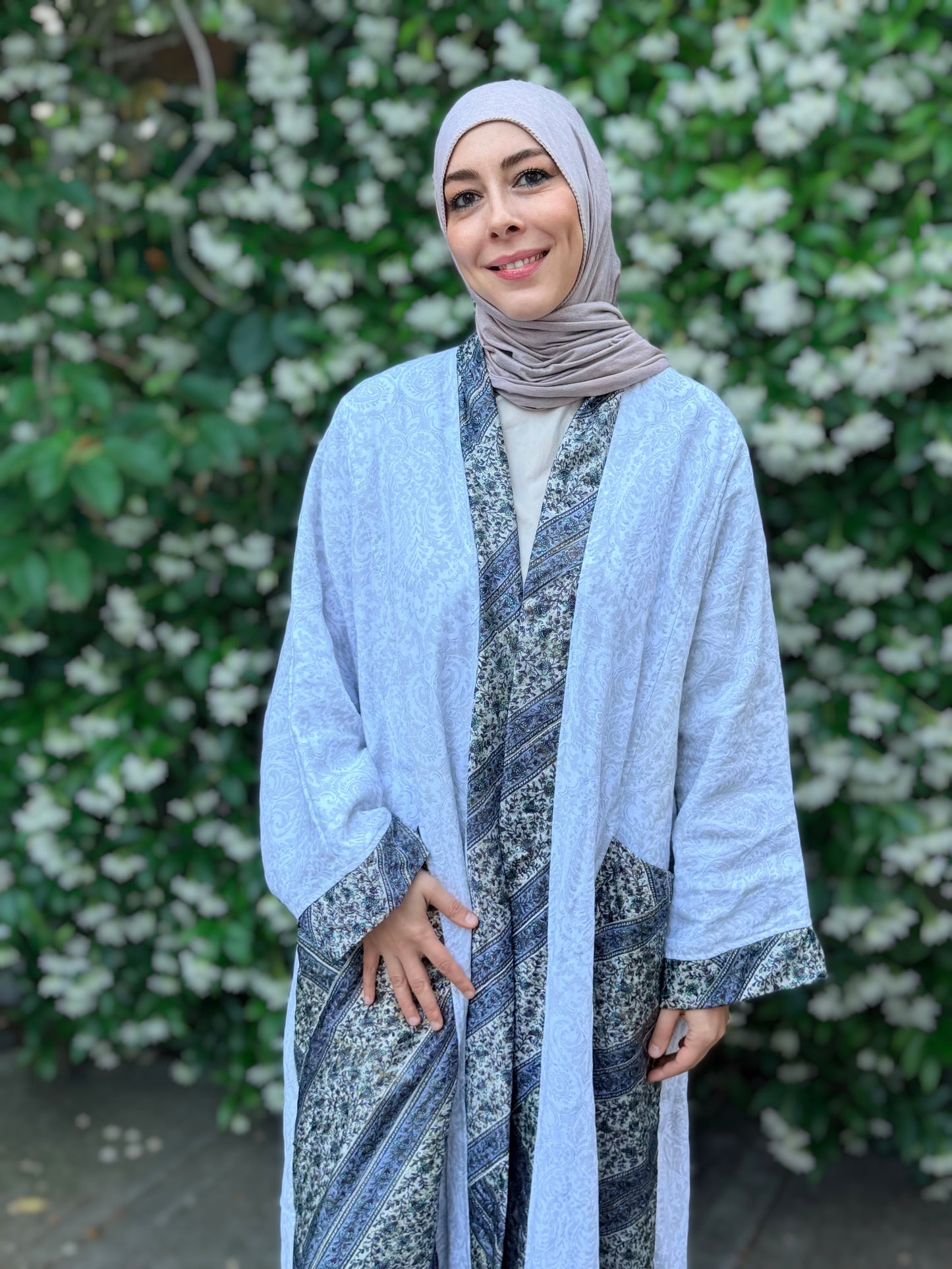 Pocket Anorak Abaya — Linen & Indigo