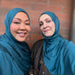 Performance Jersey Hijab: Majestic Blue