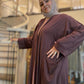 Pocket Anorak Abaya - Eggplant Athleisure
