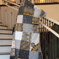 One-of-One | The Power Silhouette Abaya - Black & White Patchwork (Upcycled)