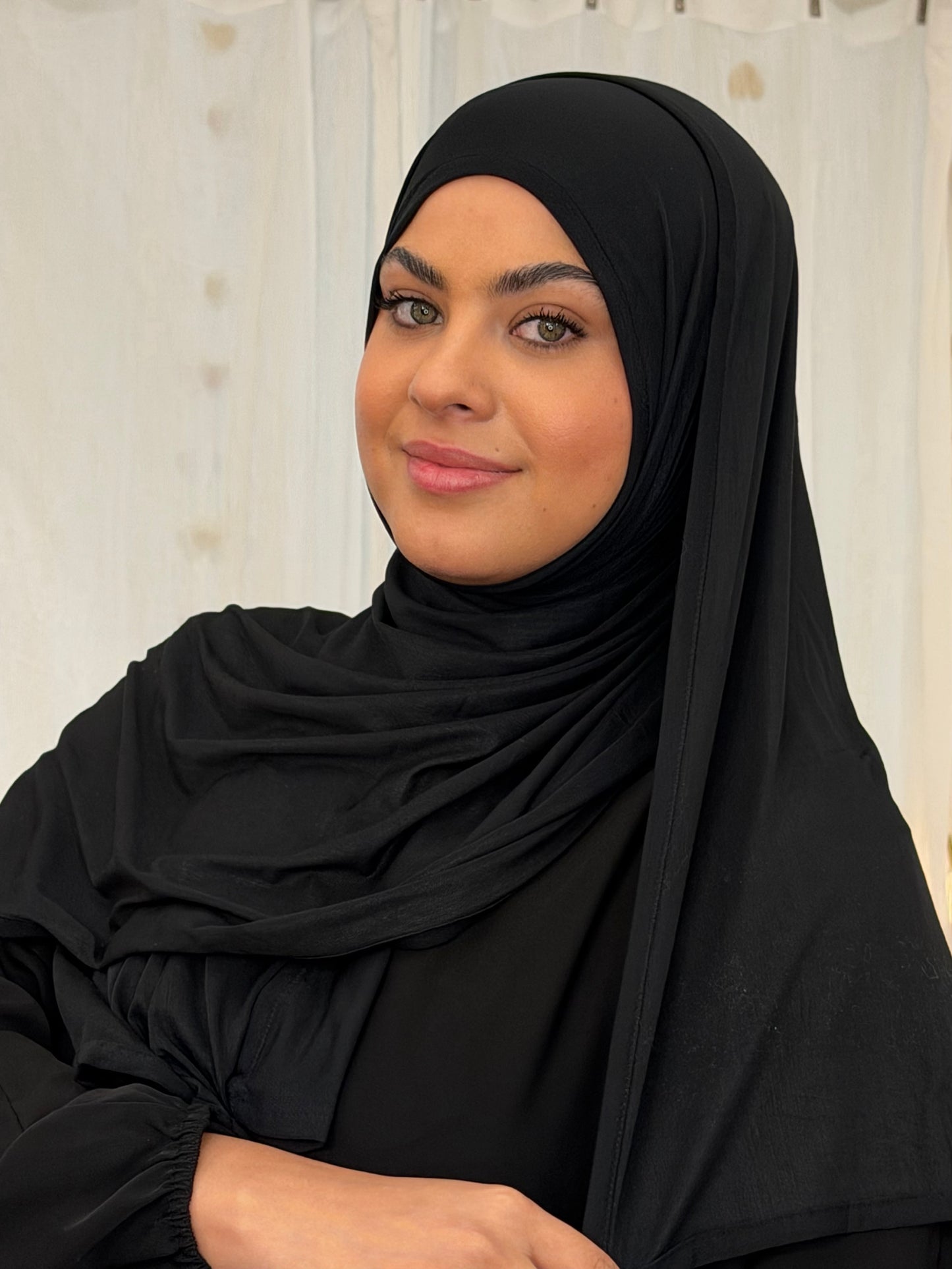 Hybrid Modal Jersey Hijab: Eclipse Black