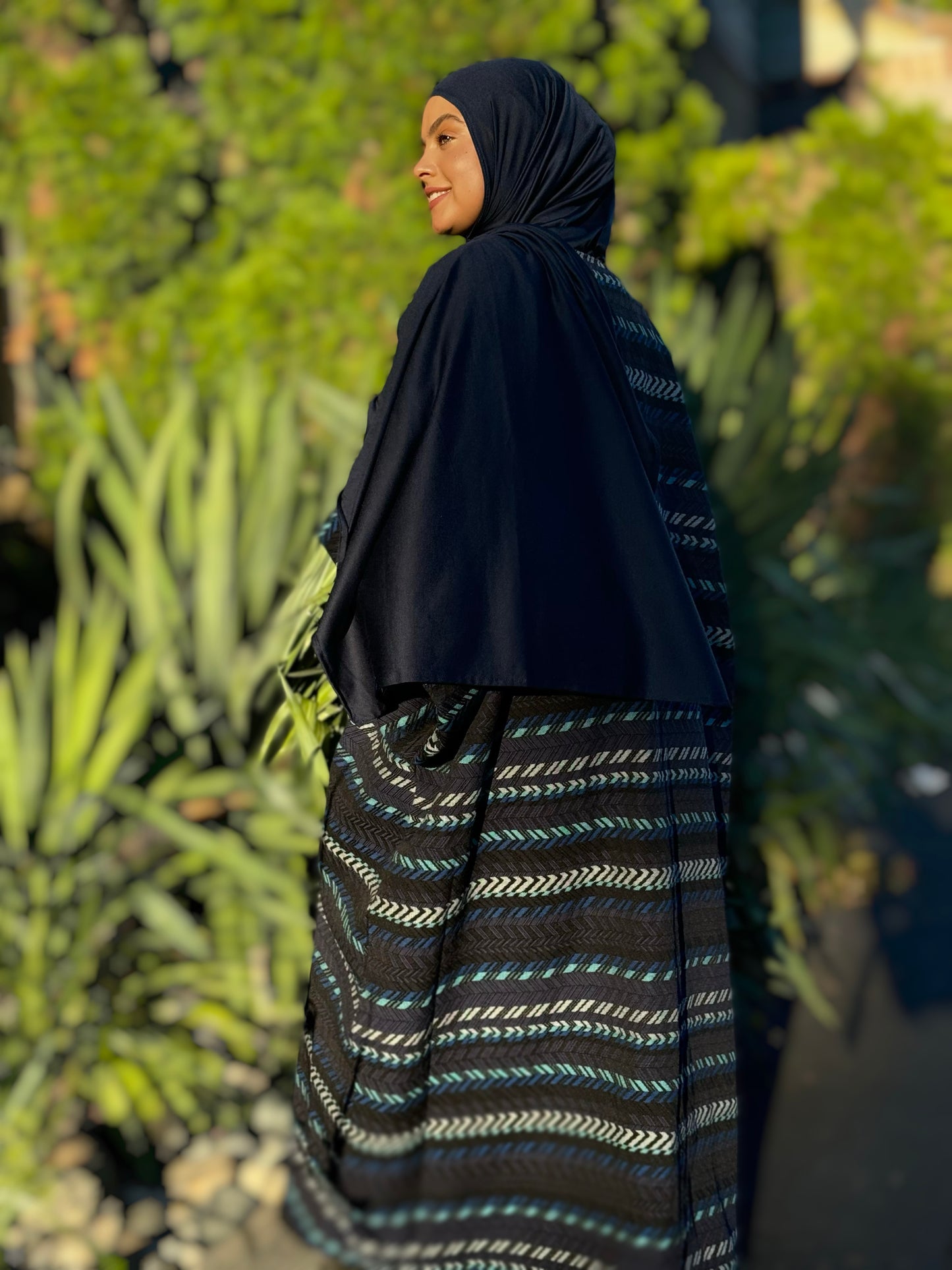 MC Woven Bisht: Midnight Autumn