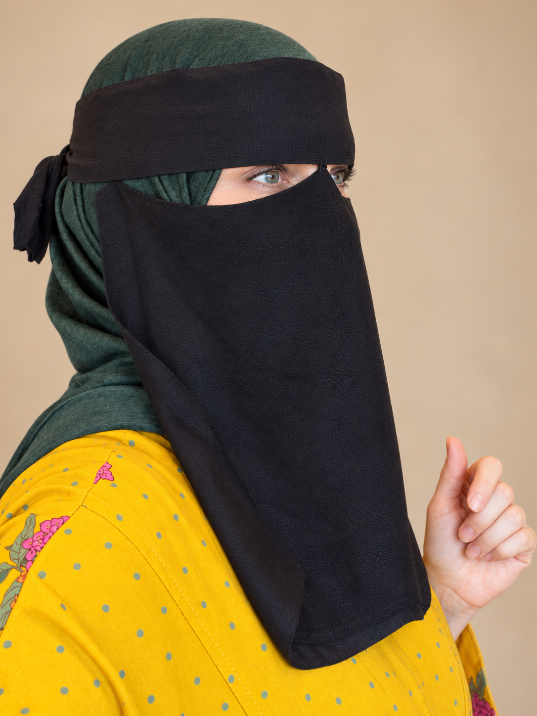 Handmade Bedouin Burqa Face Veil — Souq Hareem