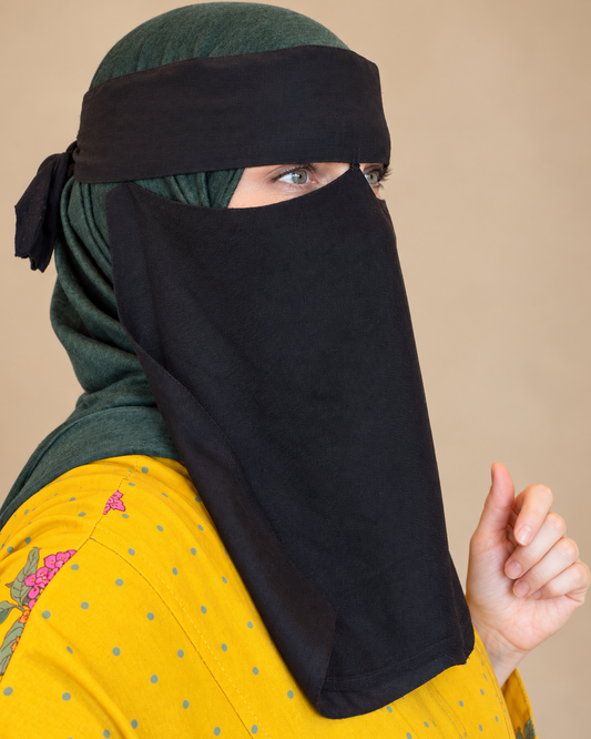 Handmade Bedouin Burqa Face Veil — Souq Hareem