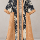 Up-cycled Pocket Anorak Abaya - Apricot Canopy