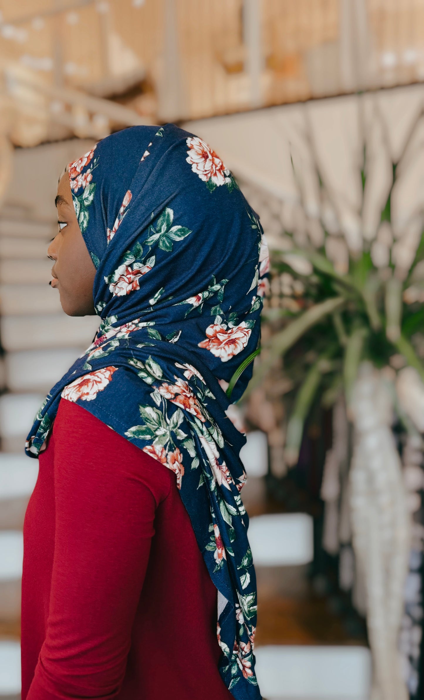 Printed Jersey Hijab: Isabella