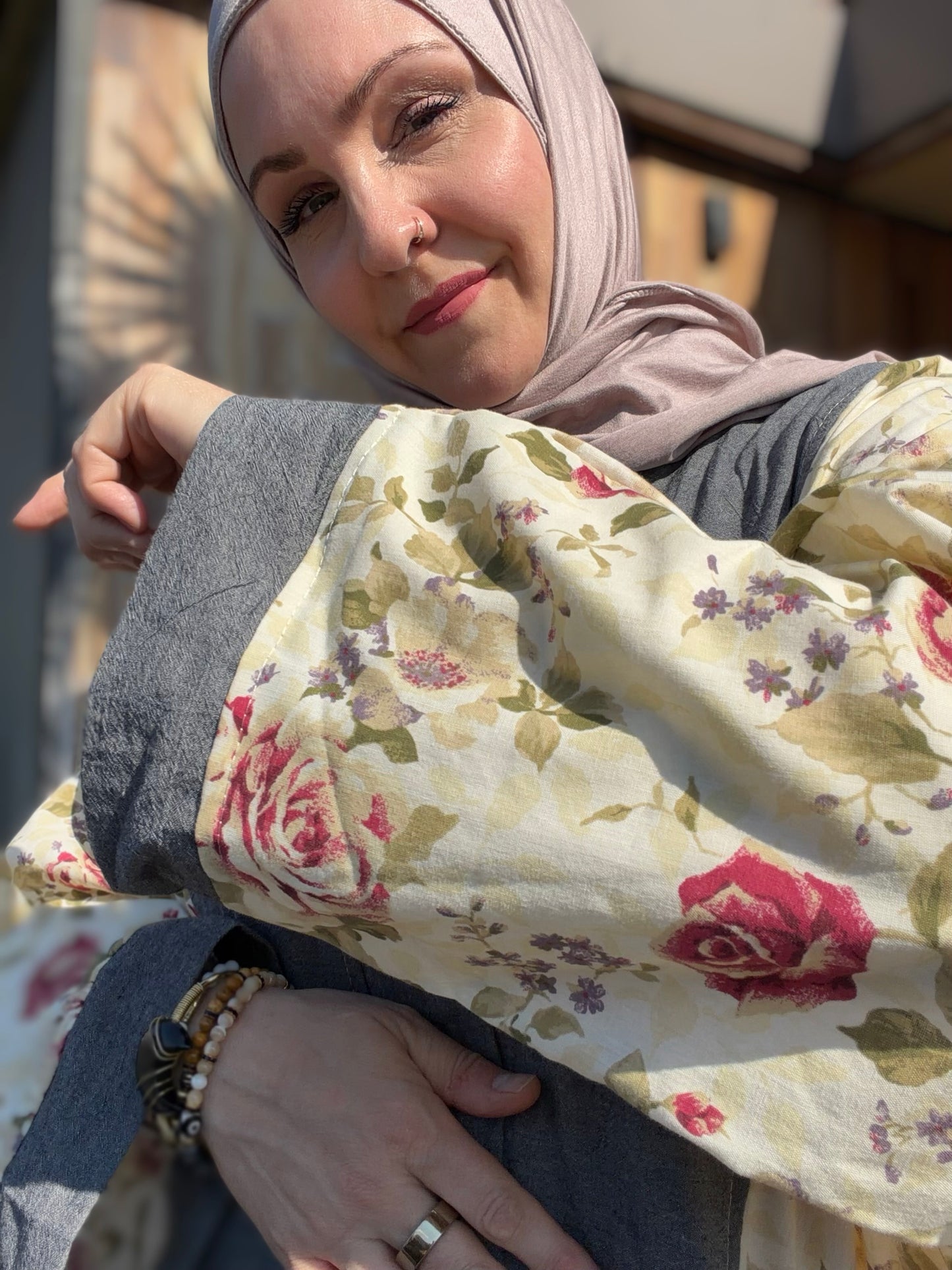 Pocket Anorak Abaya — Garden Porch