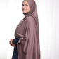 Performance Jersey Hijab: Mocha Latte
