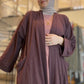 Pocket Anorak Abaya - Eggplant Athleisure
