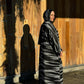 Nour Oversized Abaya - Black Lightning