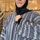 Nour Oversized Abaya - Celestial Tide