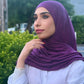 Performance Jersey Hijab: Bright Purple