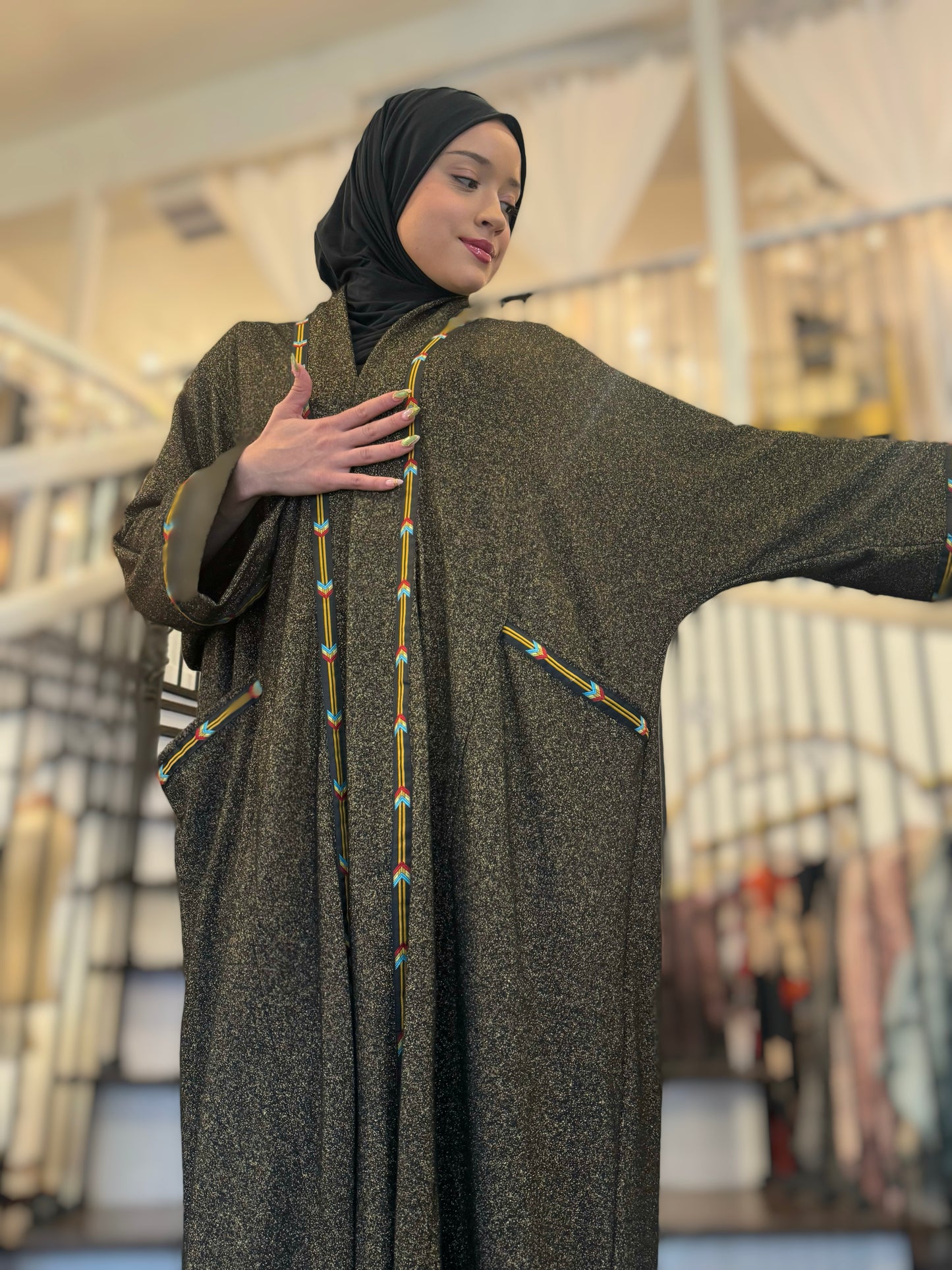 Guadalupe Sweater Knit Abaya – Flechazo