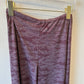 Performance Burnout Jersey Palazzo Pant: Burgundy Lace