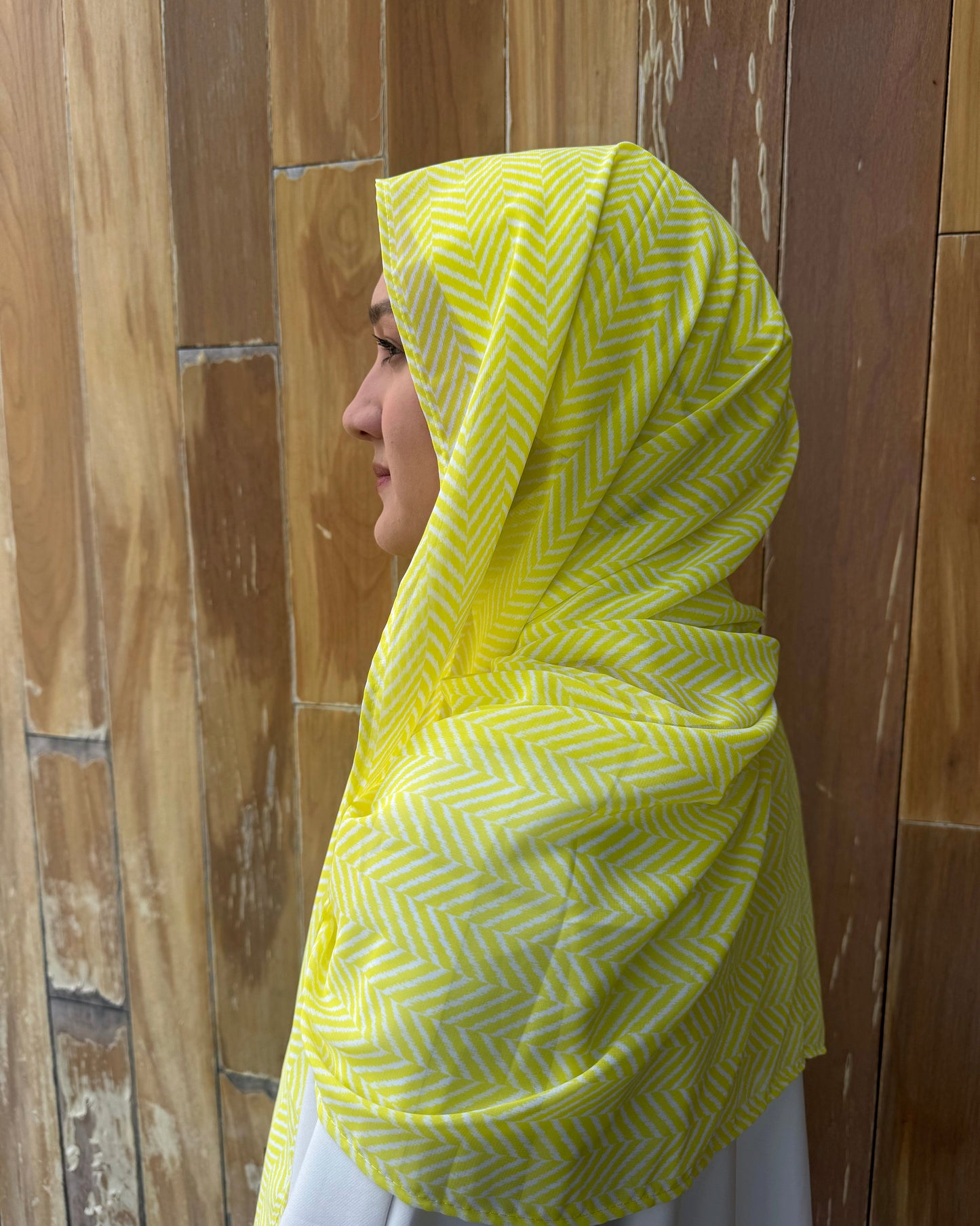 Chiffon Hijab: Shamsa Chevron