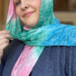 Burnout Tissue Jersey Hijab: Zuma Beach