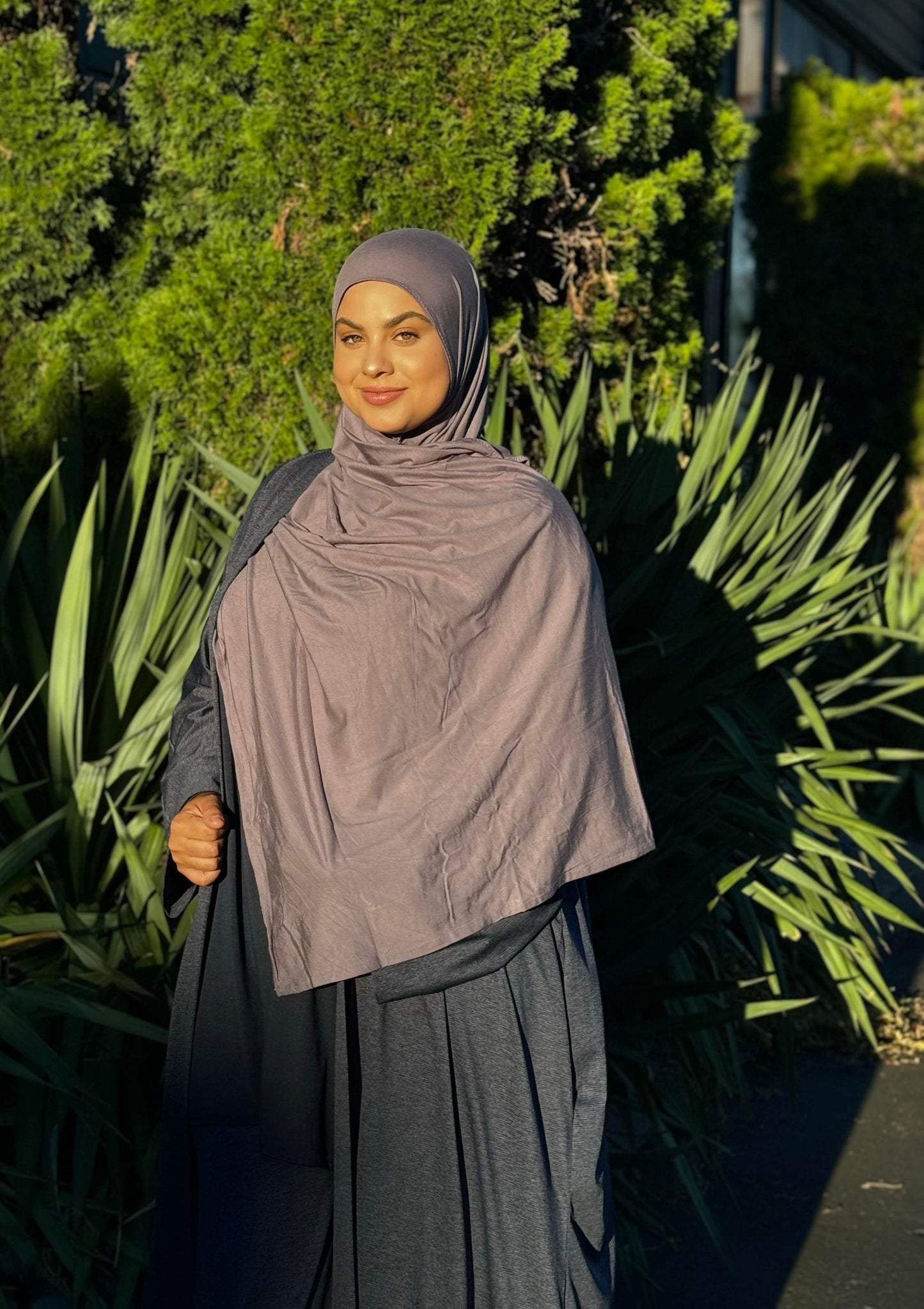 Jersey Hijab: Slate