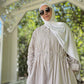 Hybrid Modal Jersey Hijab: Bright White