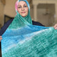 Burnout Tissue Jersey Hijab: Zuma Beach